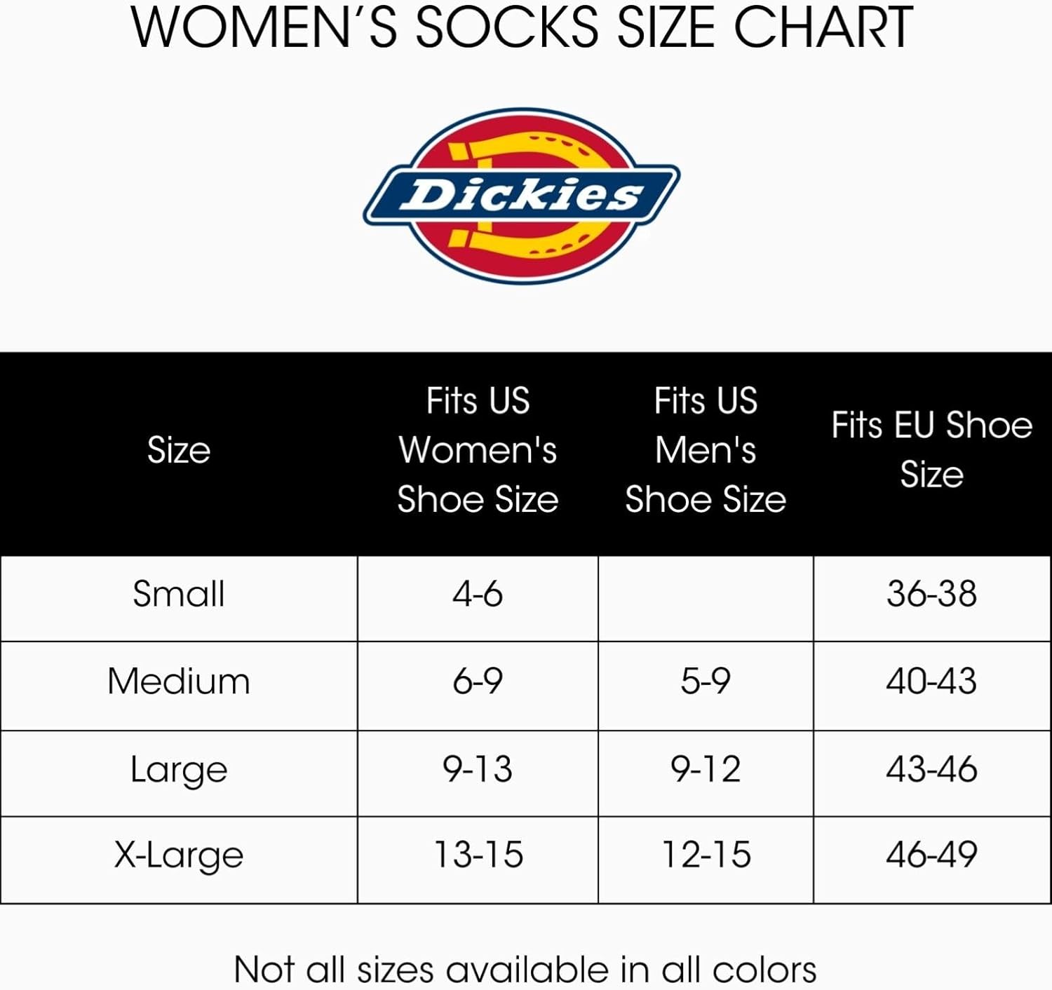 Dickies Women's Dri-tech Fashion Moisture Control Crew Socks, Available in S-XL (5, 6, 12 Pairs) - Image 4