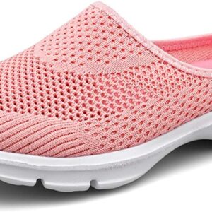 ChicWind Womens Breathable Mesh Walking Mules Sneakers Open Back Slip On Shoes