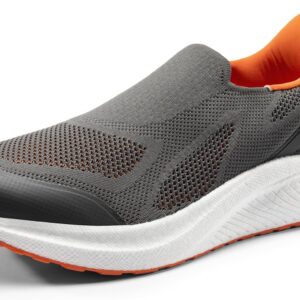 Men’s Hands-Free Slip On Walking Shoes Laceless Comfortable Tennis Sneakers