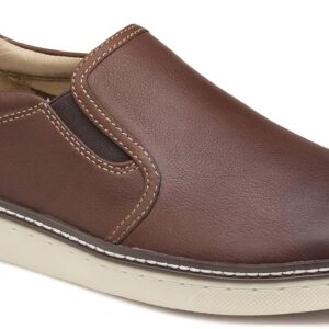 Johnston & Murphy Men’s McGuffey Skull Embossed Slip-On Shoe | Cushioned Insole | Skeletal Leather Lining