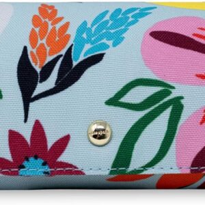 kate spade new york Travel Jewelry Case Organizer, Fabric Jewelry Box for Women, Cute Jewelry Organizer Holds Necklaces, Rings, Bracelets, Small Jewelry Roll (Safari Floral)