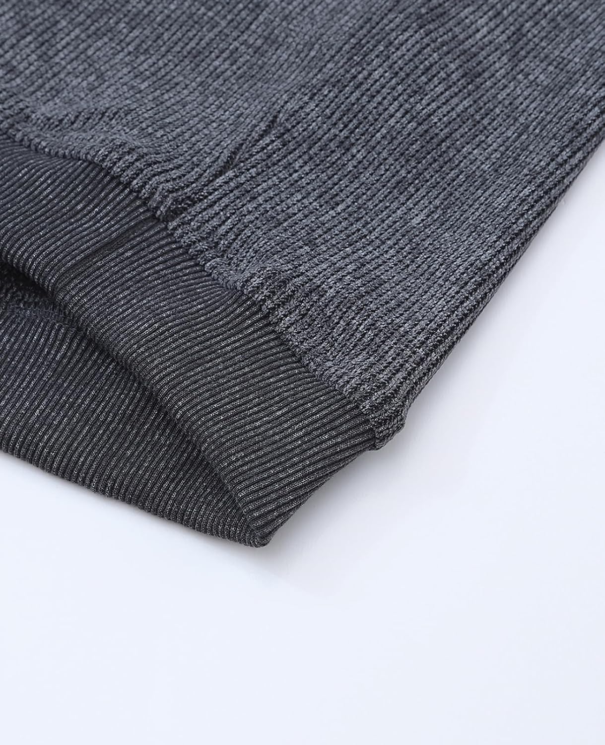 SELINK Womens Crewneck Oversized Corduroy Corded Sweatshirt Long Sleeve Casual Pullover Tops - Image 6