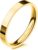 NOKMIT 3mm 14K Gold Filled Rings for Women Girls Dainty Gold Stacking Stackable Band Thin Gold Thumb Pinky Finger Ring Non Tarnish Comfort Fit Size 4 to 11