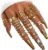 17IF Gold Vintage Knuckle Ring Set for Women, Boho Crystal Finger Aesthetic Pearl Sparkle Butterfly Chunky Stackable Midi Ring Pack