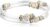 Nine West Women’s Tri Tone Bangle Bracelet