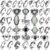 17IF Vintage Silver Knuckle Rings Set for Women Men, Chunky Rings Aesthetic Snake Grunge Stackable Gothic Ring Adjustable Y2K Punk Bulky Boho Finger Alt of Rings, Stacking Fairy Skull Frog Heart Star Flower Midi Ring Pack