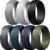 ThunderFit Men’s Silicone Rings 10mm Wide 2.5mm Thick Rubber Bands, Breathable,Variety Multipack 1-7